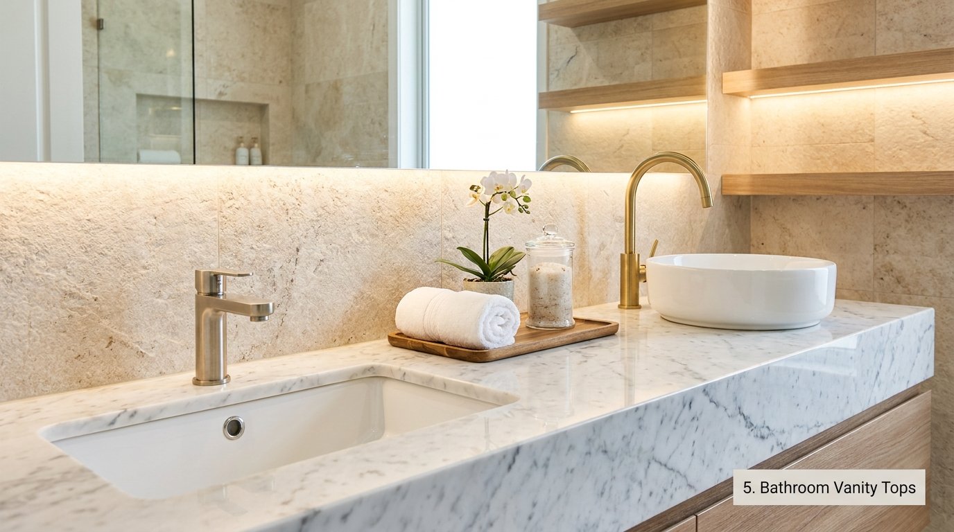 Sophisticated Bathroom Vanity Tops
